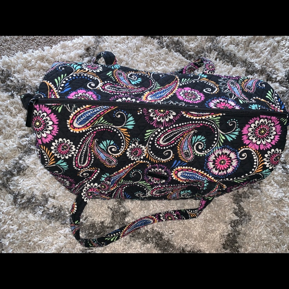 Vera Bradley Bandana Swirl pattern weekend tote